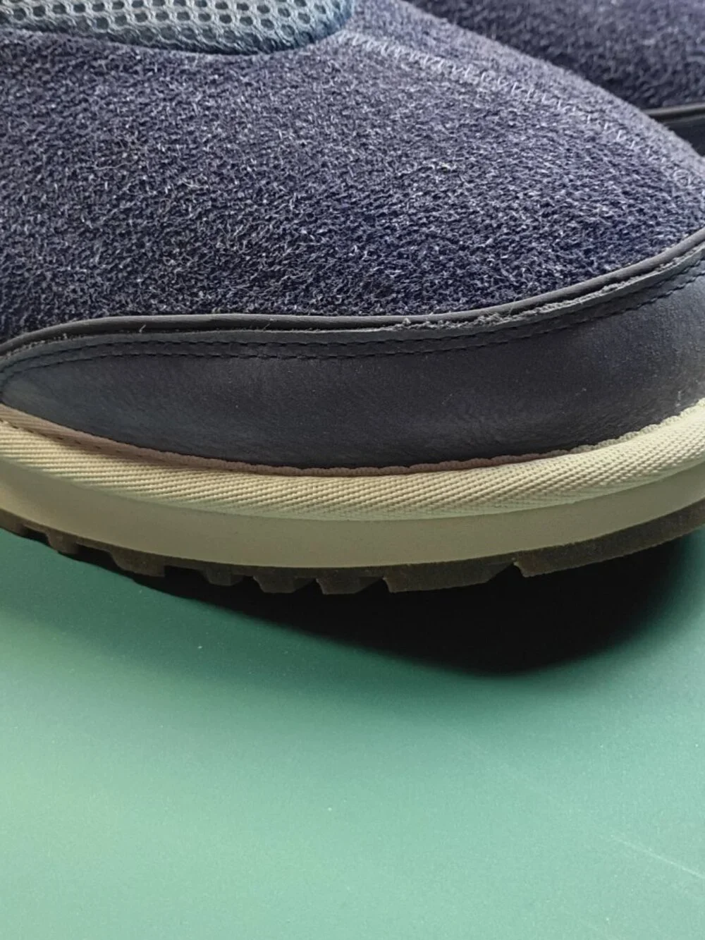 UGG Men Tasman IOE Slippers Night At Sea Blue Suede Clog Shoes 1155197 Size 13